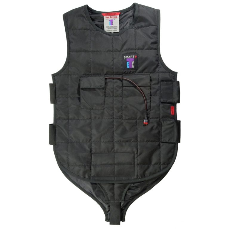 Heated vest for divers | Heated clothing SmartTex